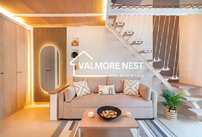 High Ceiling Studio Loft | Fully Furnished | 12 Cheques | Call now