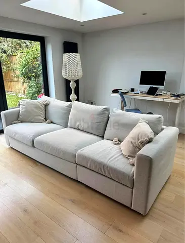 Ikea vimle three seater sofa bed with mattress