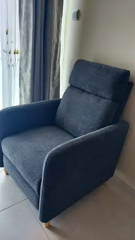 Recliner - Armchair fabric - excellent condition, 8 months old very comfortable