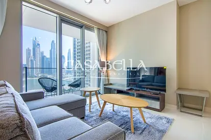 Mid Floor | Sea, Ain Dubai & Marina Views | Furnished