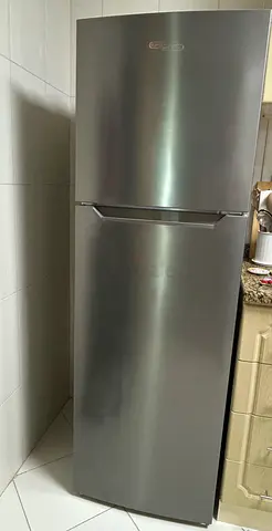 Used two-door refrigerator - good condition, silver finish 250 Liters