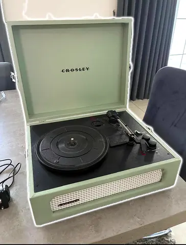 Crosley Portable Turntable Record Player - Light Green