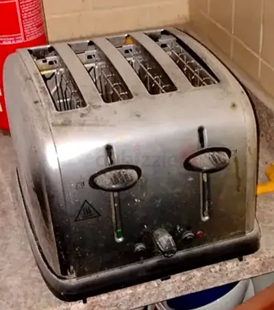 Stainless Steel 4-Slice Toaster - Used, Working