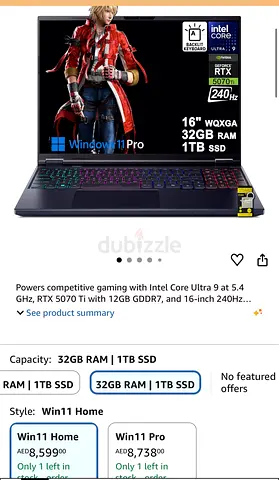 Acer Predator Helios Neo 16s AI