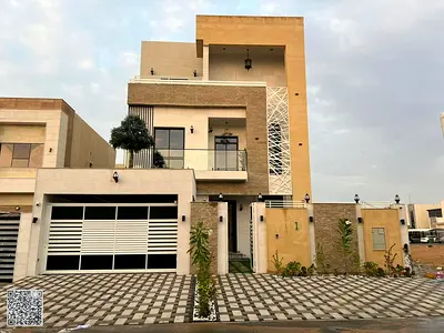 VIP villa for sale, 5 master bedrooms, Al Helio 2 – Ajman, freehold ownership for all nationalities