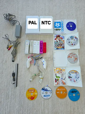 Nintendo wii system pal and ntc