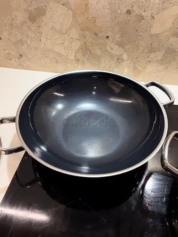Silit Non-stick Deep Frying Pan / Wok with Handles - Good Condition