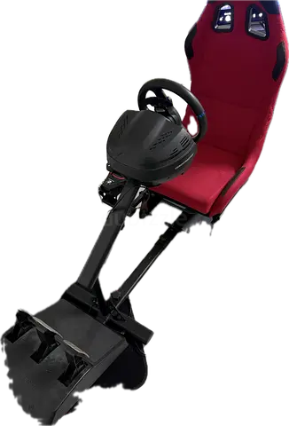 Thrustmaster t300rs with deadskull racing chair