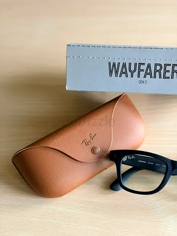 RAY-BAN Wayfarer (Gen 2) Matte Black Frame Clear Lens