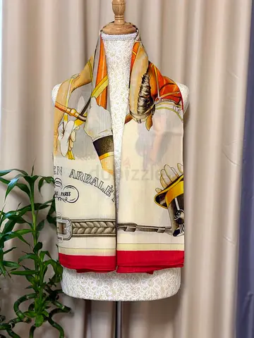 Hermes silk scarf