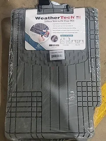 WeatherTech 3-Piece Trim-to-Fit Floor Mat — Brand New,
