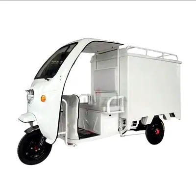 Electric Closed Cabin Cargo Scooter Delivery Motorised Tricycle 60V,  7999 aed