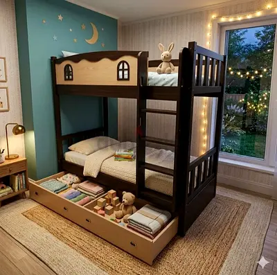Brand New solid wood Bunker Bed with storage available