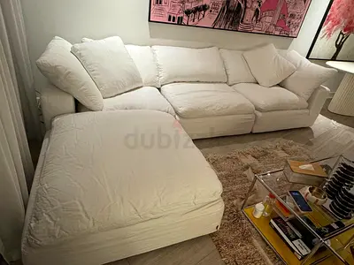 Excellent condition marina home Luscious sofa with footstool