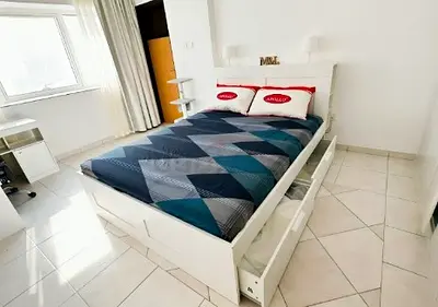 Ikea Brimness King Size Bed with Mattress Available in Perfect Condition