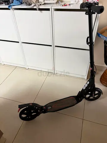 Title: Adult / Youth Foldable Urban Kick Scooter with Dual Suspension & Handbrake (Black)