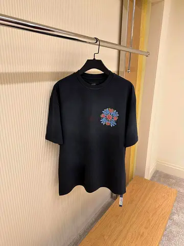 Black AMIRI out for oversized t shirt