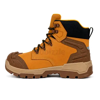 Men's Tan Work Boots - Size Not Specified, Rugged Outdoor/Industrial