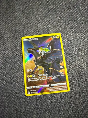 Zekrom rare pokemon card real card