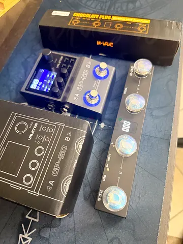 Valeton GP50 and chocolate plus Pedal Guitar