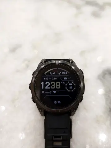 Garmin Fenix 8-47 mm, solar, sapphire, carbon, Multisport GPS Smartwatch - Good Condition