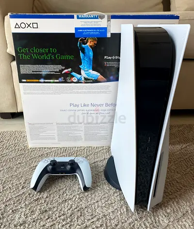 PS5 Fat Disc Edition UAE Version With 1 Controller and Box