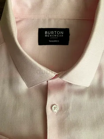 Burton Formal Shirt for Suiting. Size: Large (UK).