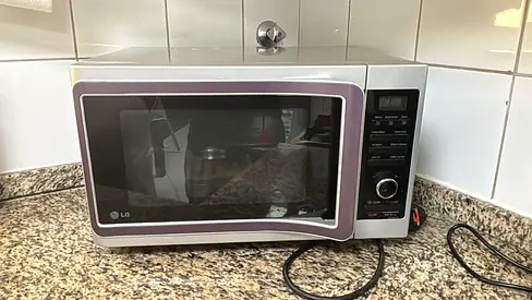 LG Silver Countertop Microwave Oven