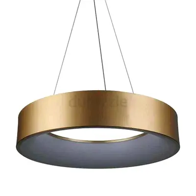 Modern Circular Pendant Ceiling Light - Gold Finish