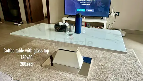 Glass Top Coffee Table
