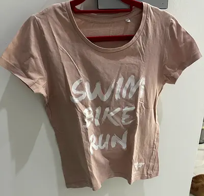Triathlon Store “Swim Bike Run” Women’s T-Shirt – Size S