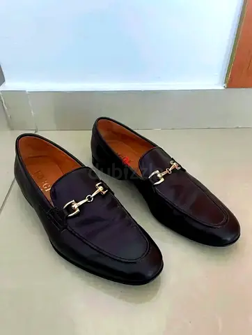 BROWN LEATHER SHOES - BOGGI MILANO (MINT CONDITION - CASUAL / SMART CASUAL / FORMAL)