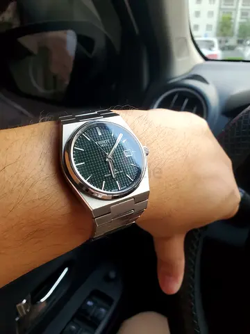 Tissot PRX (Automatic) Green Textured Dial