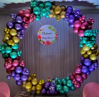 Balloons decorations services Available