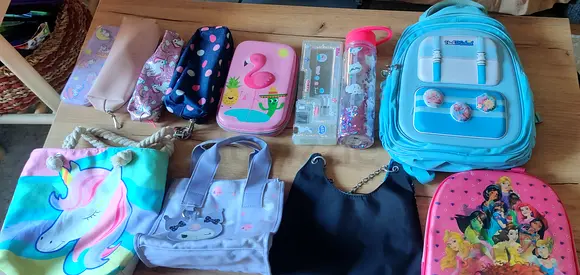 Girls school bags n stuff
