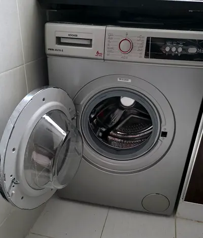 Hoover front load washing machine, 6 kg capacity, model HWM-V610-S. Used but in very good condition