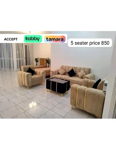Brand New Luxury Sofa Set | طقم كنب فاخر جديد