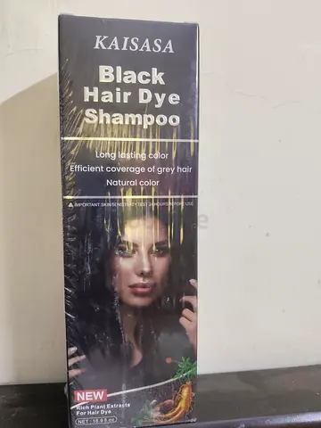 Kaisasa Black Hair Dye Shampoo - Brand New, Sealed
