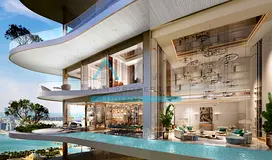HIGH FLOOR 3BR DUPLEX PRIVATE POOL TERRACE WITH FULL SEA VIEW BEACH FRONT