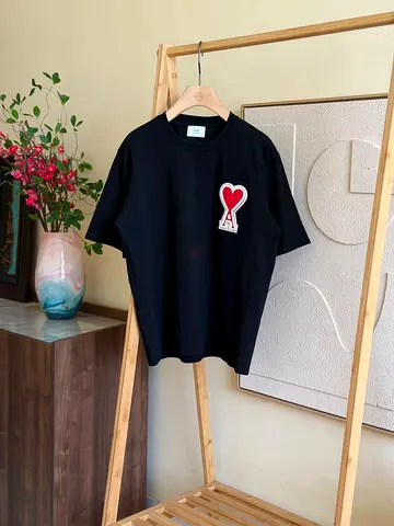 Pairs black cotton t-shirt
