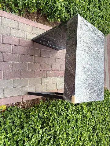Sleek Modern Black Console Table