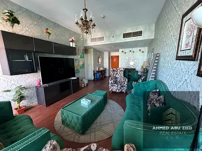 Luxury and spacious fully furnished 3BHK apartment with a stunning sea view. Features 3 master bedr