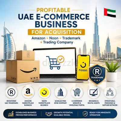 PROFITABLE UAE AMAZON E-COMMERCE BUSINESS | REGISTERED TRADEMARK & ESTABLISHED BRAND