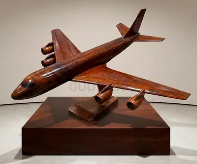 Handmade wooden airplane model-64cm length