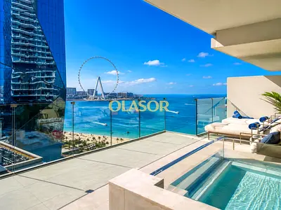 OLASOR Private Chauffeur Package | 3BR+Maid | Fully Furnished | Full Sea View | Direct Beach Access | Private Pool