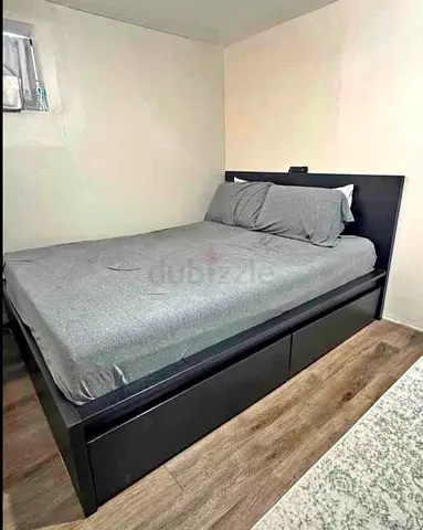 Ikea malm King size bed with matters