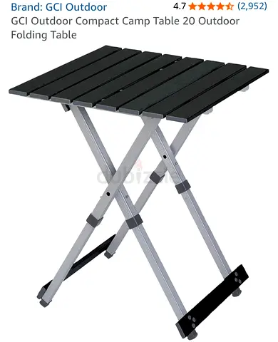 GCI Outdoor Compact Camp Table 20 Outdoor Folding Table