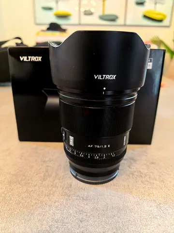 Viltrox AF 75mm F1.2 Pro Lens – Sony E-Mount (Like New Full Package)