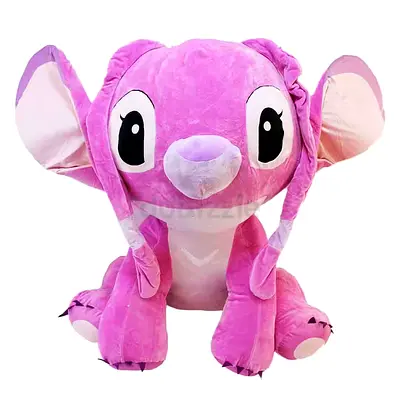 Large Pink Plush Stuffed Toy - Soft Cuddly Teddy new 66cm