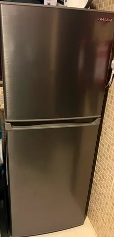 Sharp 2-door Stainless Steel Refrigerator - Good Working Condition